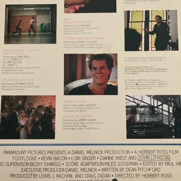 Soundtrack Footloose album - Picture 2 of 4